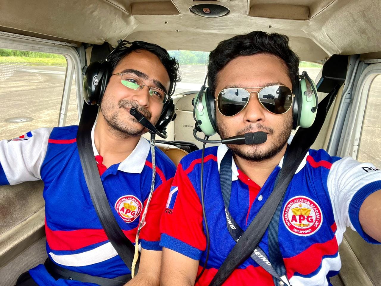 Students in APG International Aviation Academy uniform